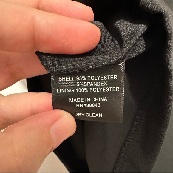 NWT Sam Edelman black puffy sleeve dress - size 4 - Picture 7 of 7